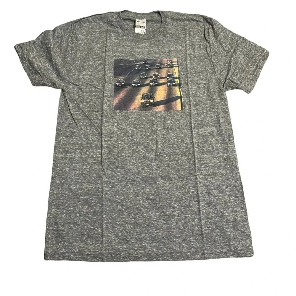 😼💥‎ RIPNDIP Graphic Streetwear Tee Gray Medium NWOT 💥😼